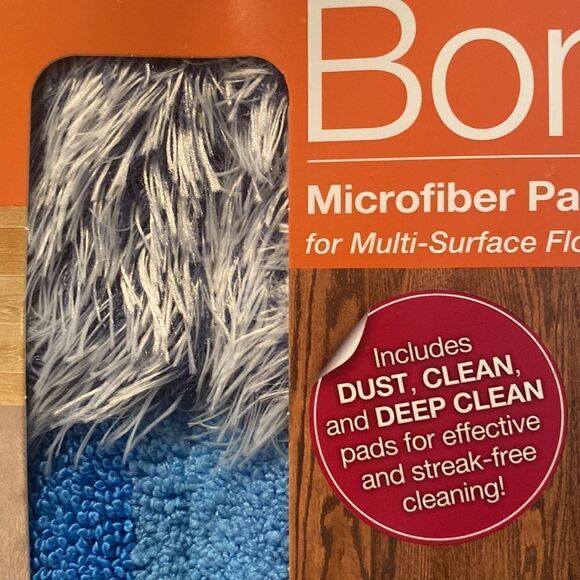 Bona Microfiber Cleaning Pads 3 pack - Deep Clean, Clean & Dust NEW - Picture 5 of 7